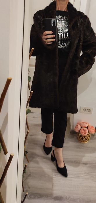 Blanita ecologica Helena Vera, trei sferturi, maro ciocolatiu