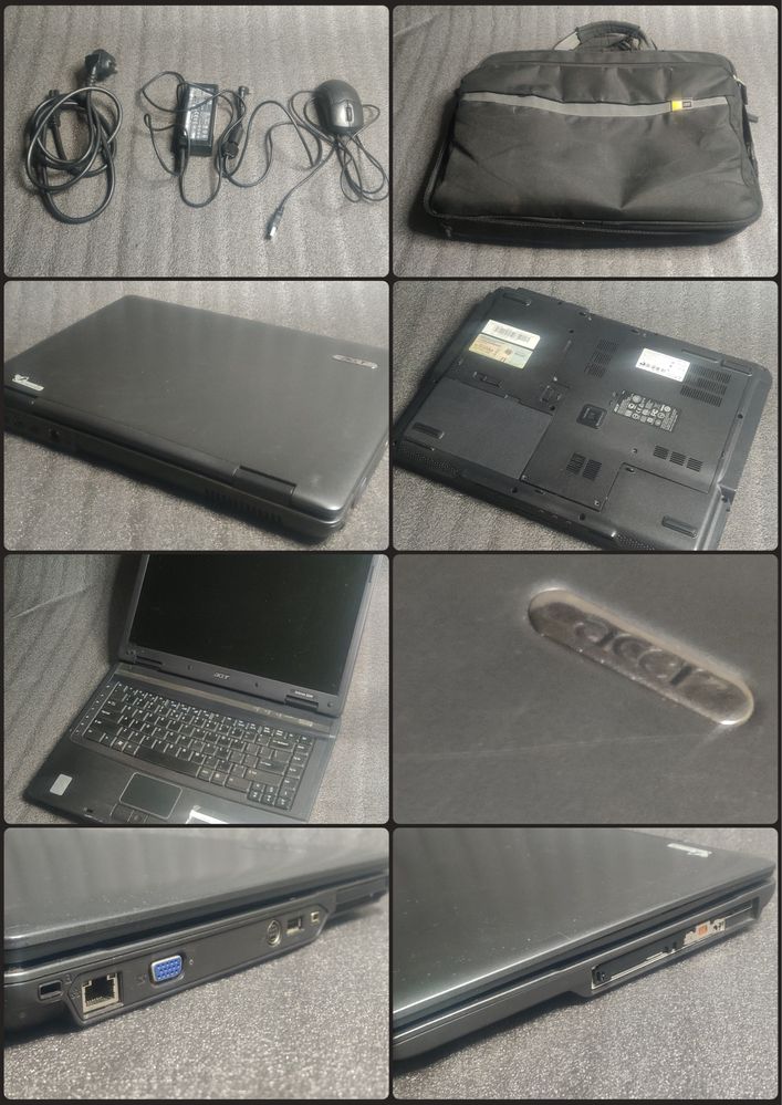 Laptop Acer Aspire 5220-2GHz 1GB husa + mouse (fara HDD)