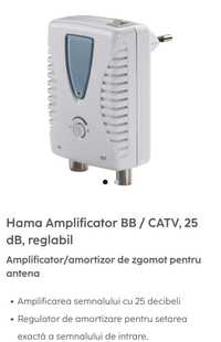 Amplificator semnal cablu tv Halma 25db