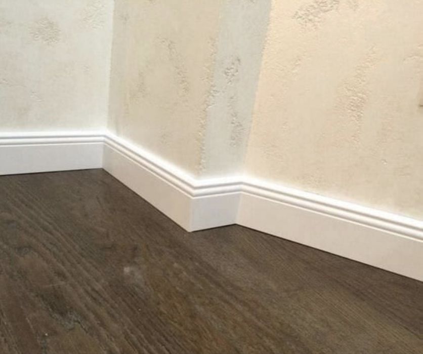 Плинтус МДФ. ПОЛИМЕР  установка