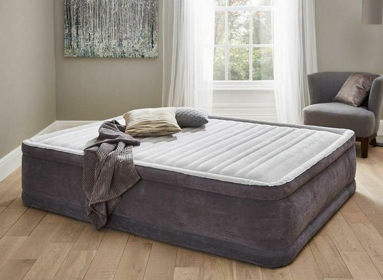 Кровать надувной-203x152x33 см. Intex-64768. Доставка бесплатно