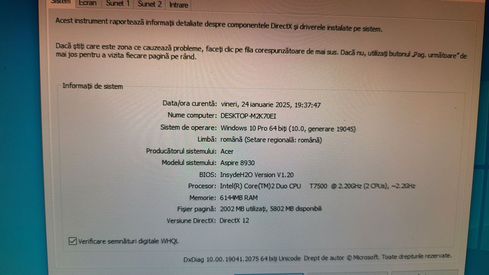 Acer aspire 8920 de 18.4 inchi dual hdd 6 gb ram