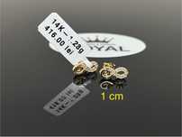 Bijuteria Royal CB : Cercei infinit aur 14k 1,23 gr