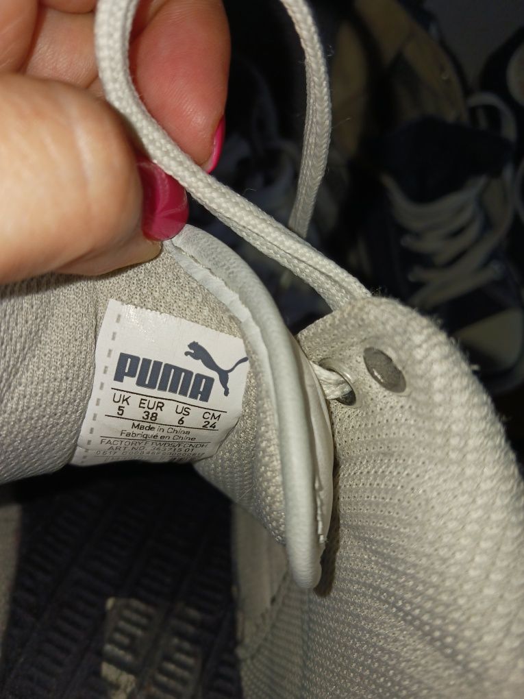 Цената е за трите чифта-Puma,Converse 37-38
