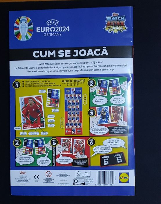 Album euro 2024 Lidl complet