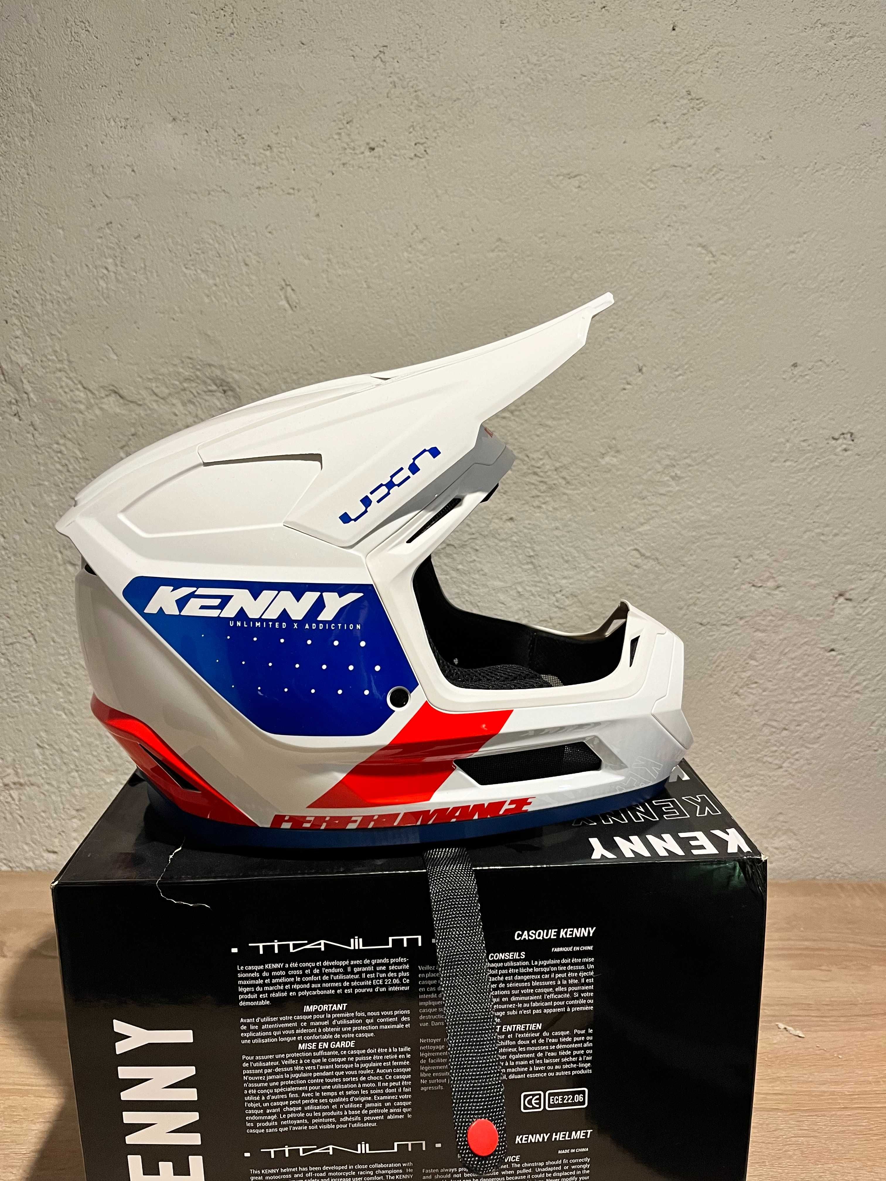 Casca moto cross enduro KENNY Performance noua M si XL cu ERT system