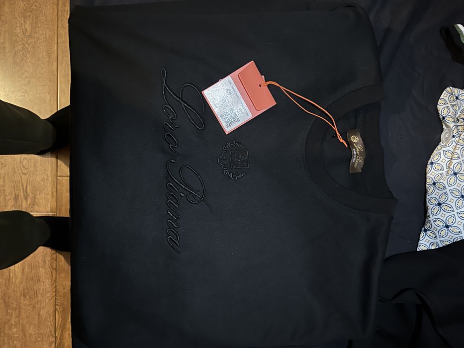 Long Sleeve Loro Pianna Italiană Oversize - Nouă, cu Etichetă