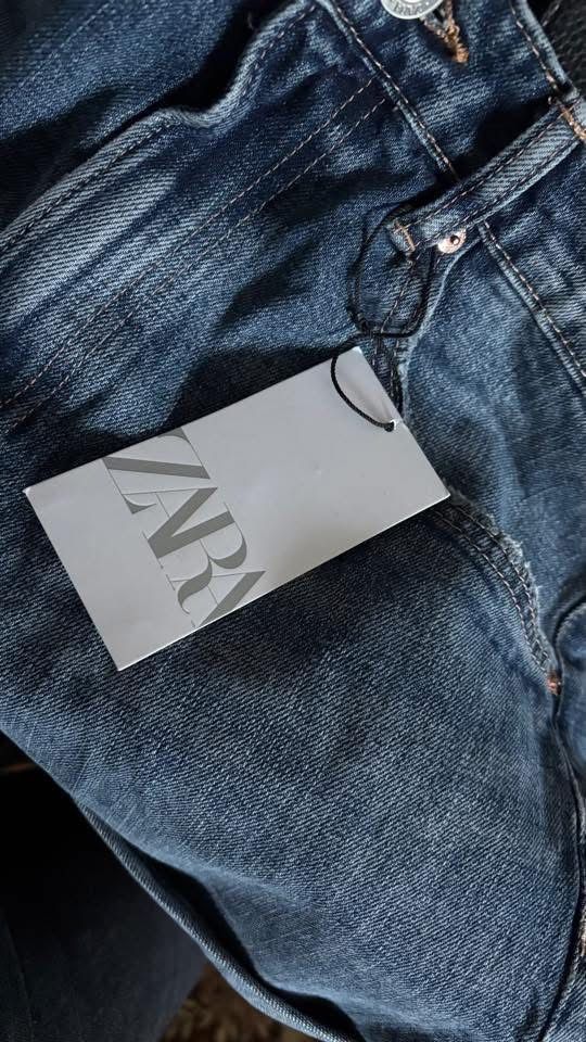 Къси дънкови панталони Zara нови р-р 42