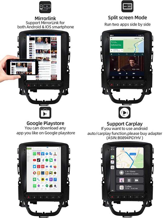 Navigatie Opel Astra J Tesla Octa-Core,Android 14, 8G+128GB 2.0ghz