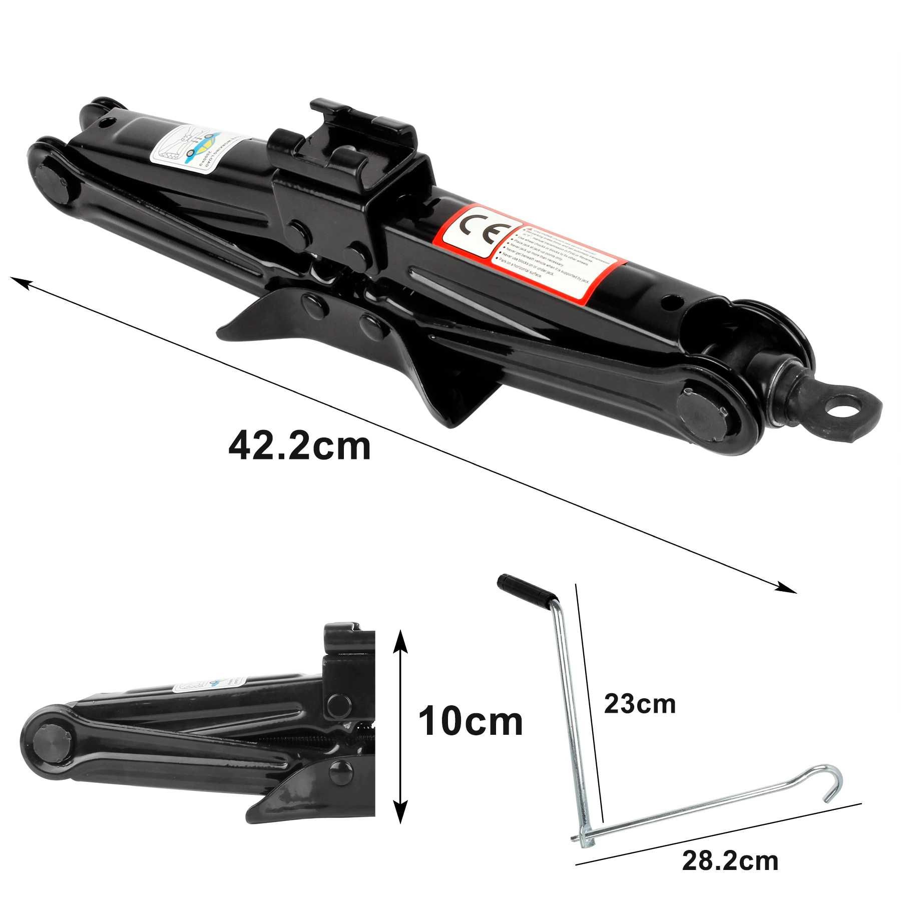 Cric auto manual tip foarfeca cu manivela, 2 si 3 tone