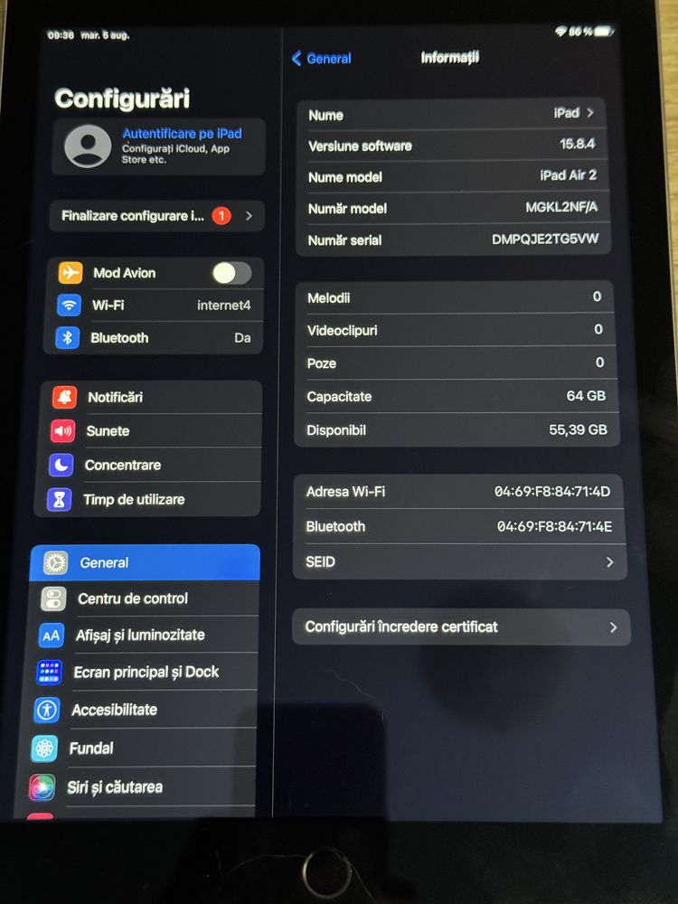 Pachet 3 tablete iPad air 2 bypassate, stare foarte buna