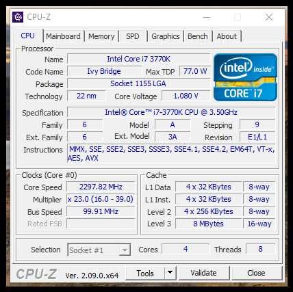 Процесор Intel® Core™ i7-3770K Processor lga 1155