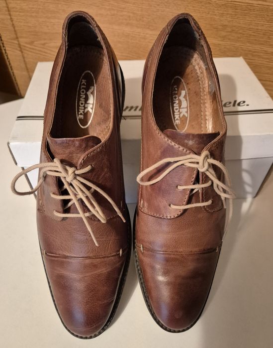 Pantofi Klondike piele naturală M44