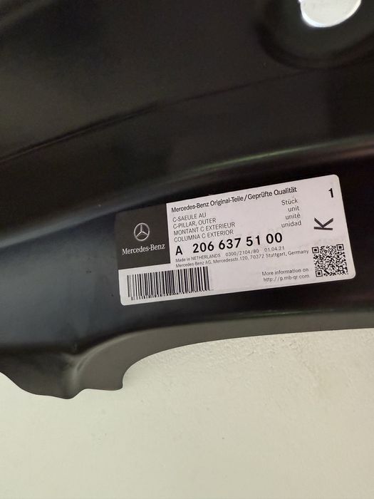 Детайли за Мерцедес w206