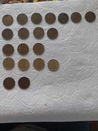 Стари монети 2стотинки от 1962,74,88,89,90година