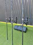 Set 4 Lansete FL EXCIA 3.90m 3.5lbs 2seg + 2 mulinete MT 14000 8+1 rul