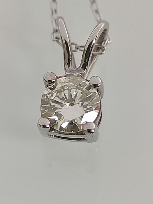 Pandativ aur 14k cu Diamant 0,45ct certificare GIA