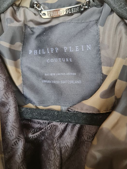 Geaca,Jacheta Originala Philipp Plein femei sau unisex!Blana Raton