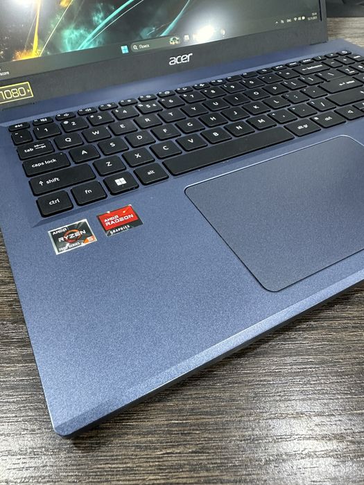 мощный 8-ядерный ноутбук Acer Aspire 3, сенсорный, доя графики и игр