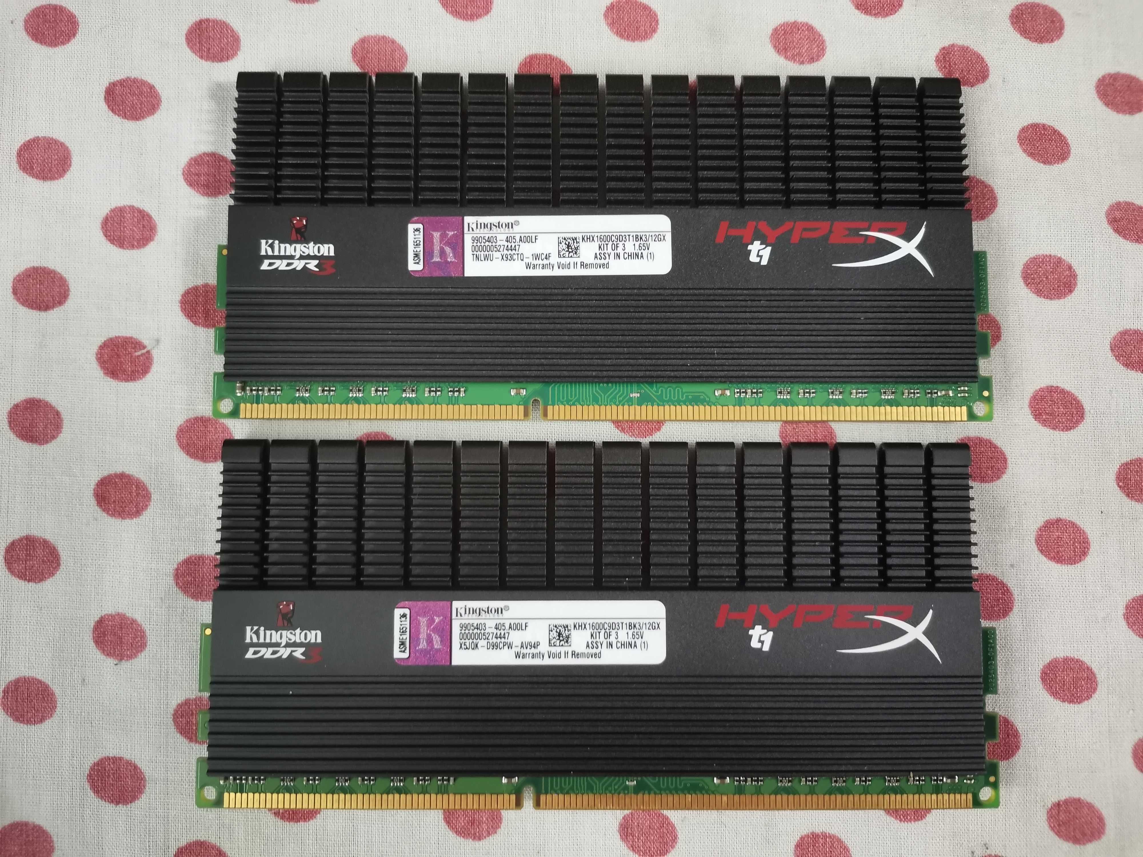 Kit Memorie Ram Kingston HyperX T1 8 GB (2 X 4 GB) 1600 Mhz.