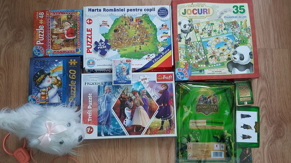Jocuri animatera puzzle Frozen pazel catel joc