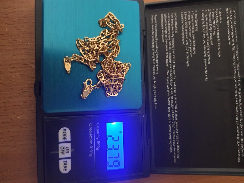 Lanț aur 18k. 750/1000