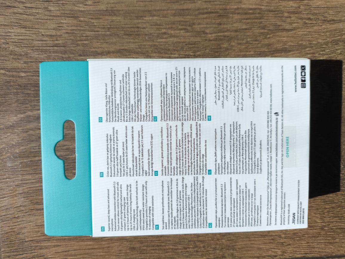 Bluetooth слушалки ttec Mode, TWS, Бели