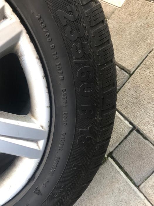 Jante Q5 R18 echipate cu anvelope de iarna marca Barum 235/60/18