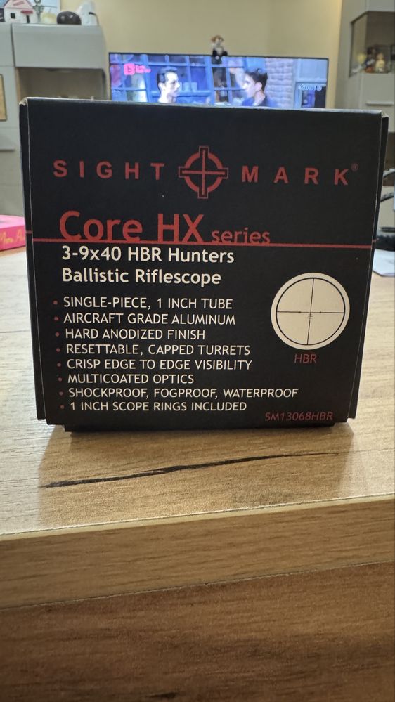 Оптика Sightmark Core HX 3-9x40 HBR Hunter Ballistic