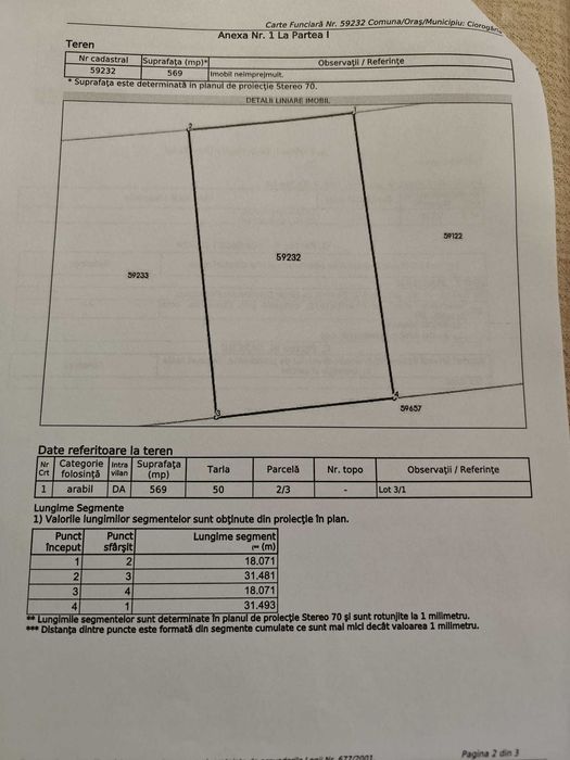 Vand Teren Intravilan Ciorogarla - Ilfov