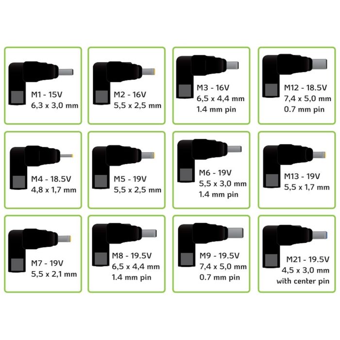 Incarcator universal pentru laptop 90W, port USB,