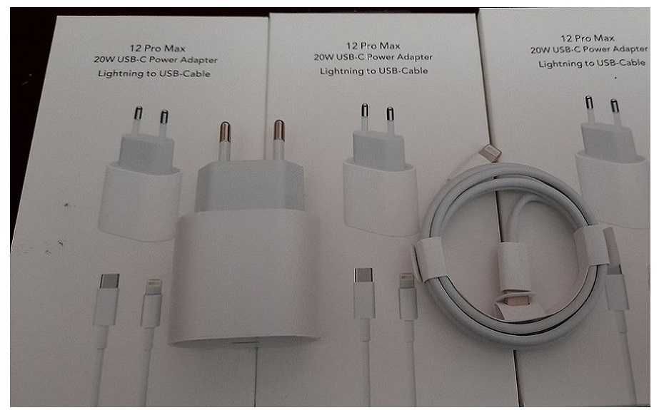 incarcator 20w fast charge iPhone set adaptor type c + cablu incarcare