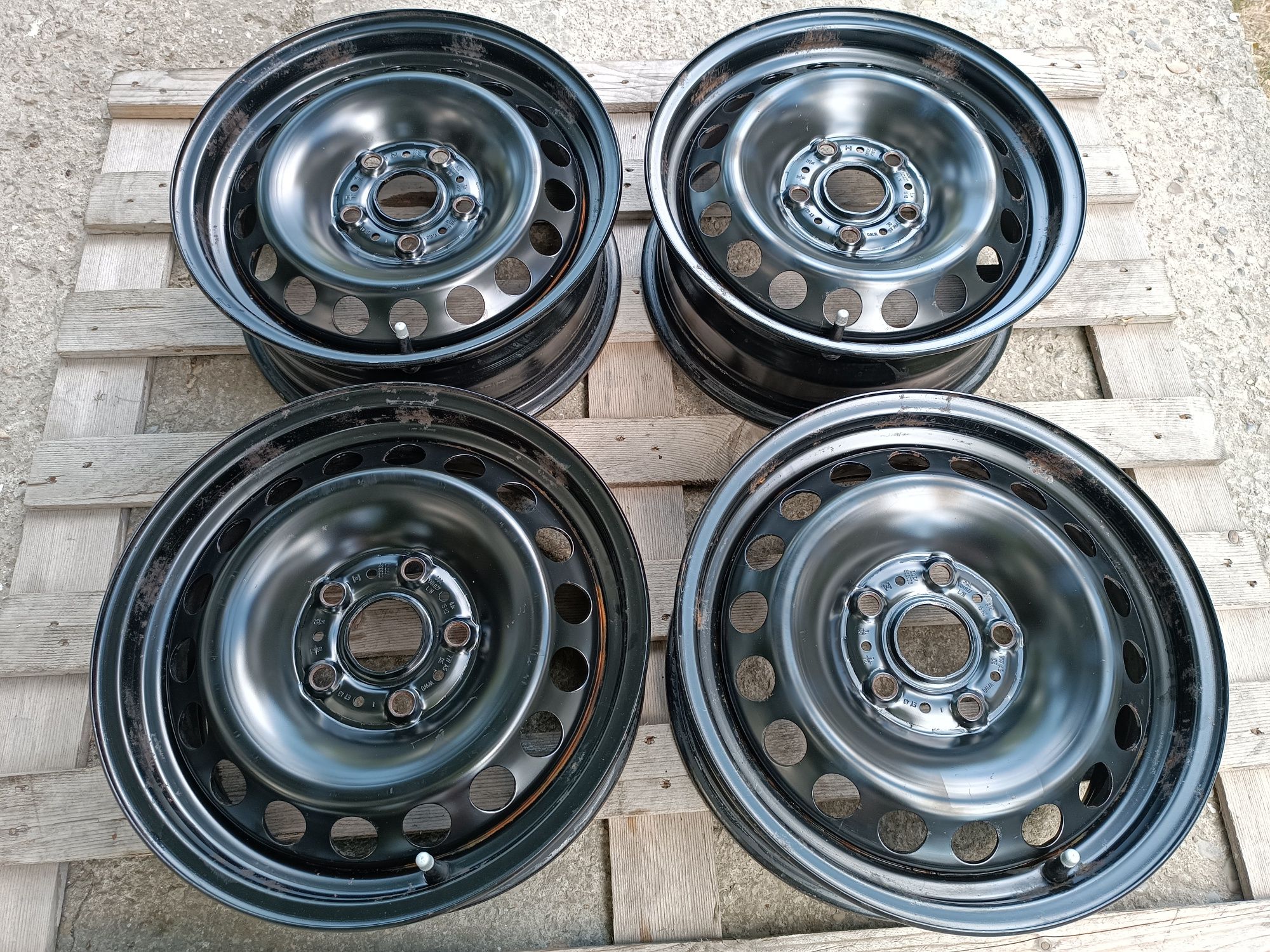 Железни джанти 15ки 5х112 VW, Audi, Seat, Skoda