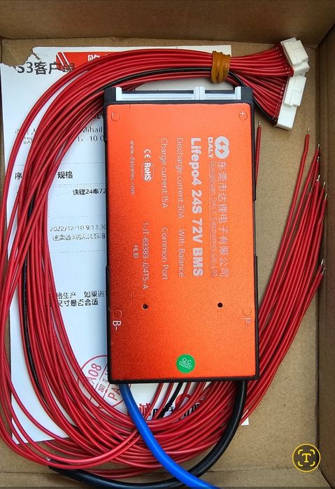BMS lifepo4 24S 72v 30A