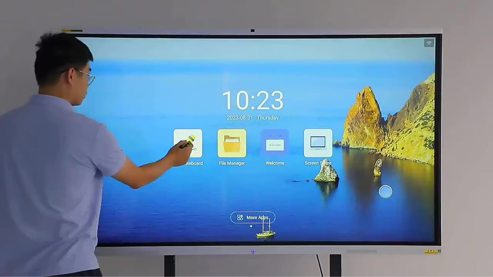 Интерактивная панель 4K Android 13/14 с низкой ценой, доставка бесплат