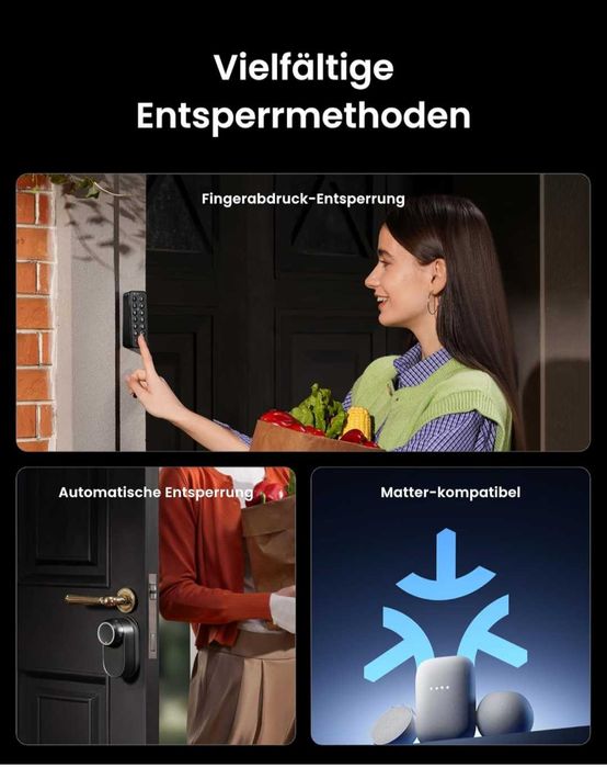 SwitchBot WiFi Smart Lock Ultra с тъчскрийн клавиатура