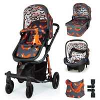 Комбинирана бебешка количка с лисица 3в1 Cosatto