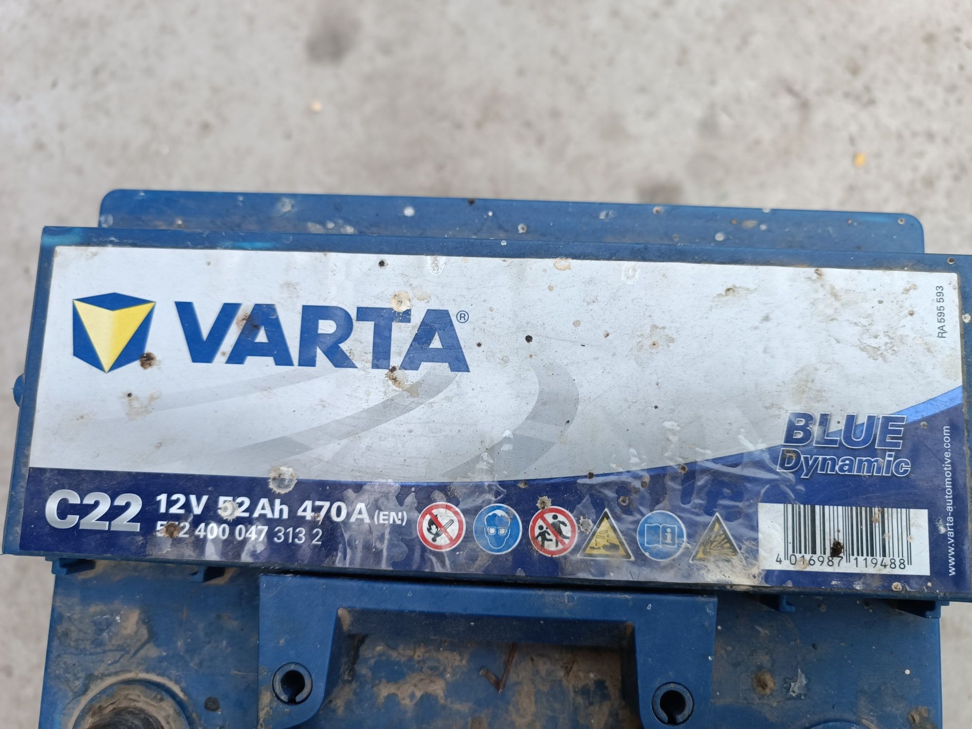 Baterie varta 52 ah