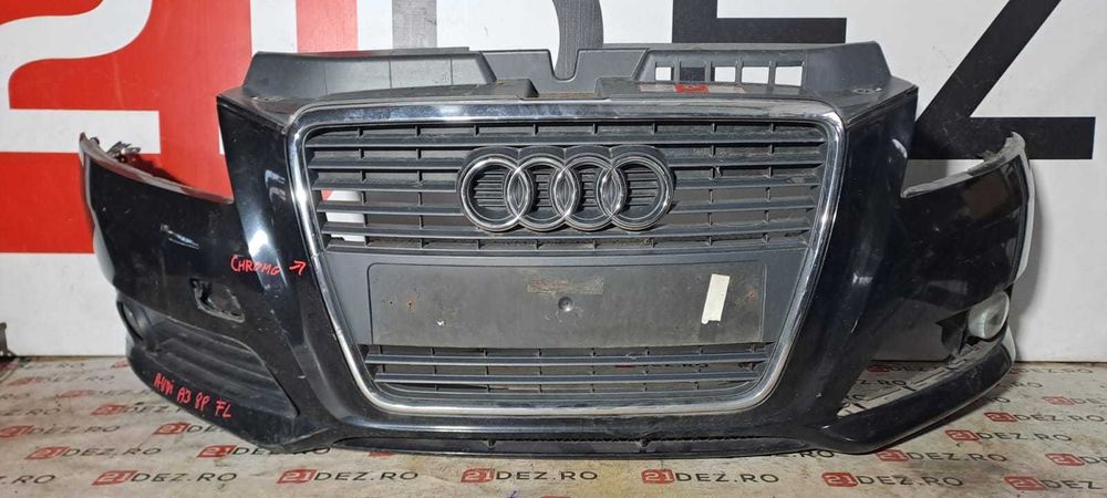 Bara fata completa Audi A3 8P Facelift 2009 - 2013 - mic defect chrome