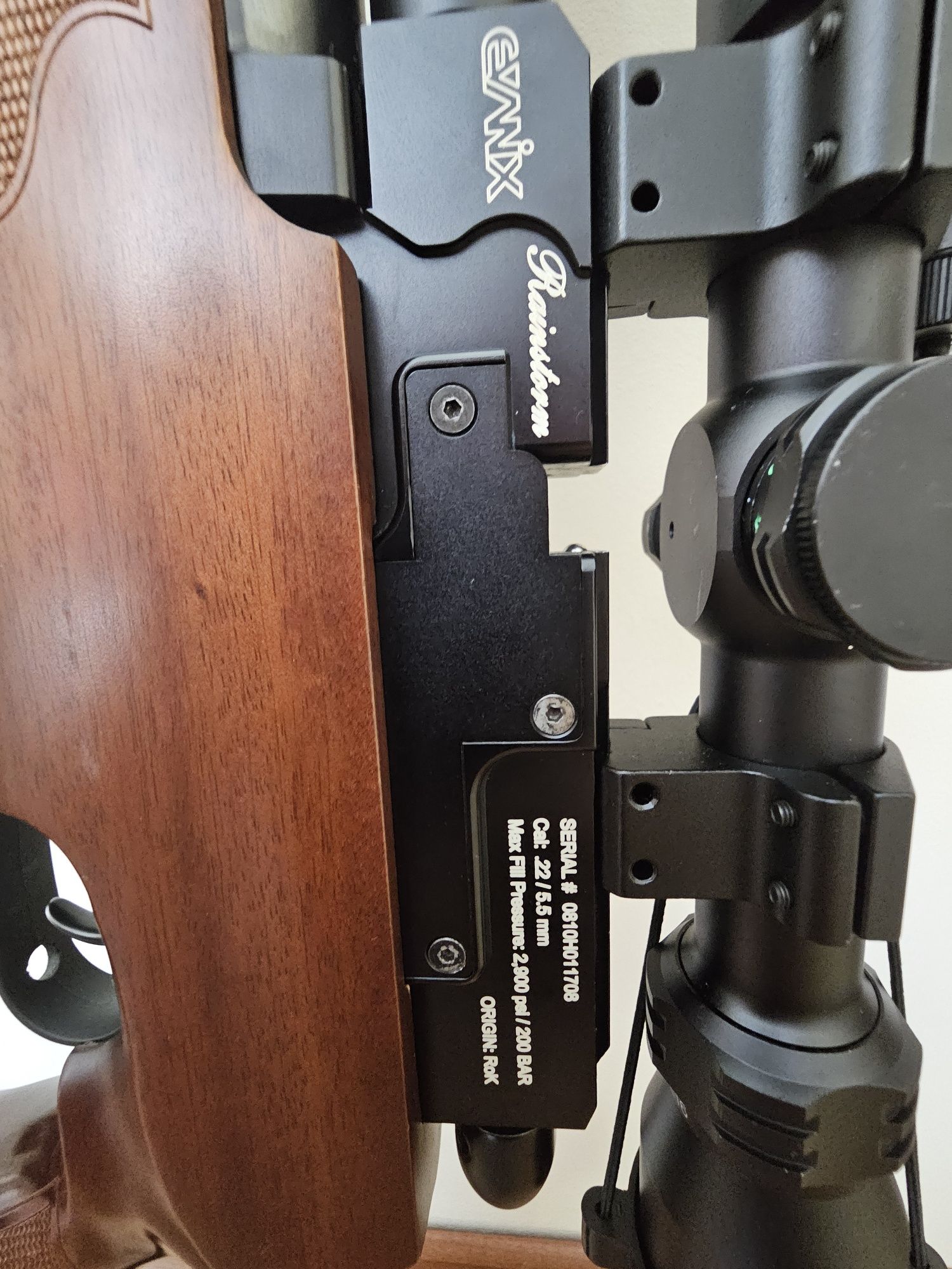 Въздушна пушка PCP Evanix rainstorm 5.5