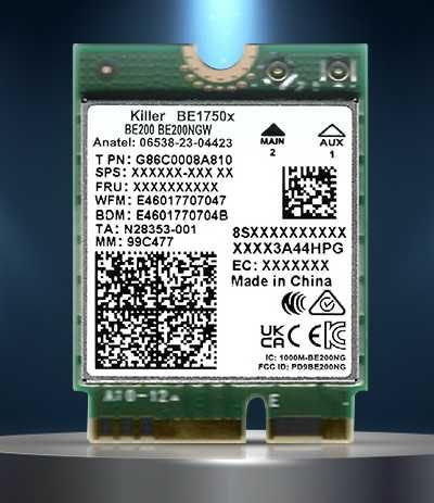 Intel BE200 NGW-BE1750 WIFI 7