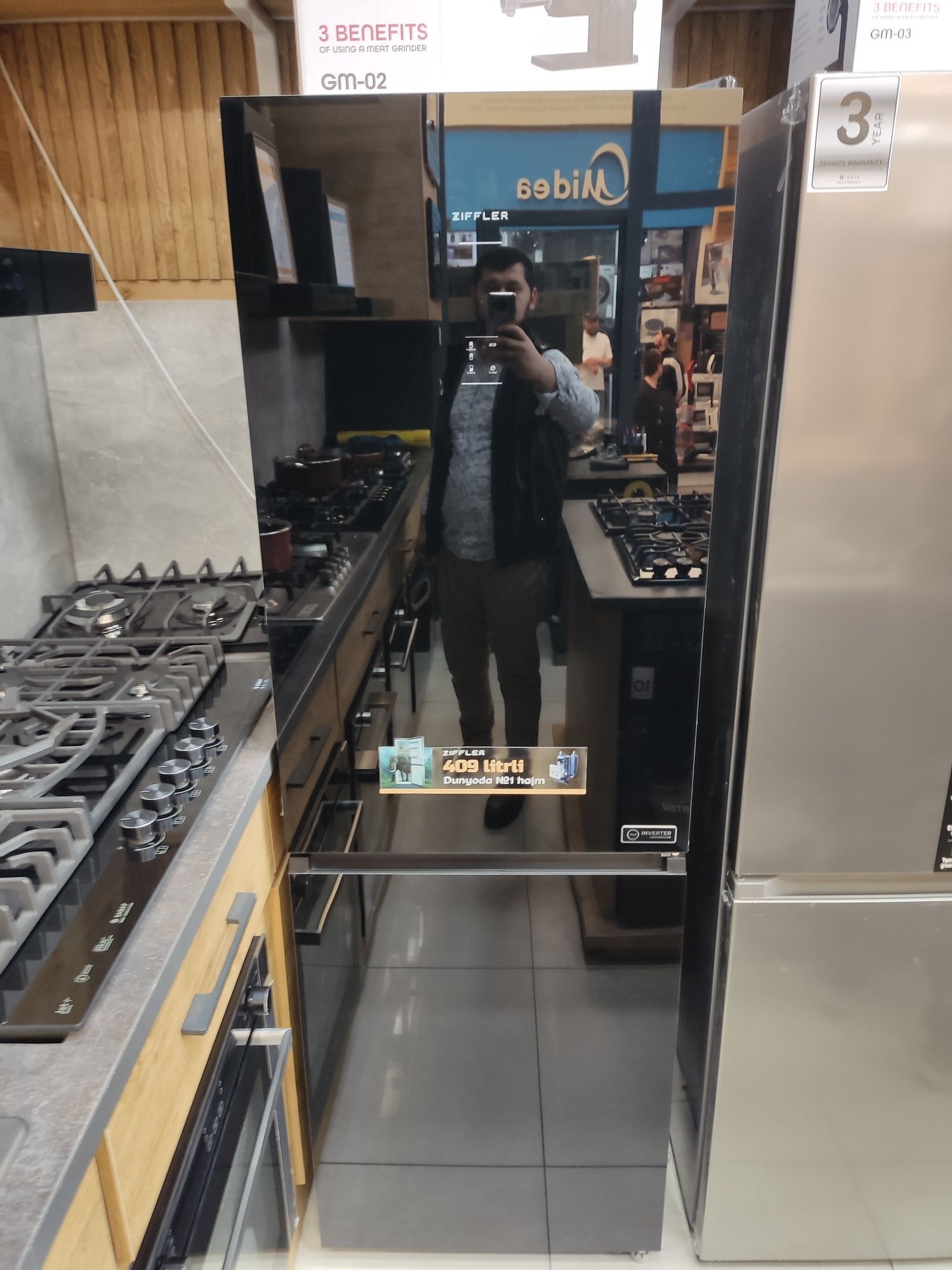 Xaladilnik Ziffler 409ltr 10yil kafolat hoziroq buyurtma bering