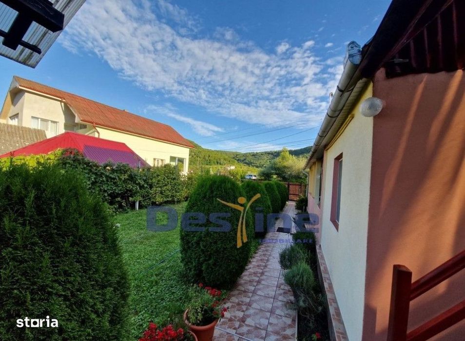 Vand Casa Mobilata Si Utilata + Gradina + Teren, Zona Linistita, Dej