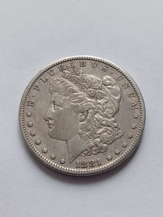 Moneda argint sua morgan dolar 1881 S