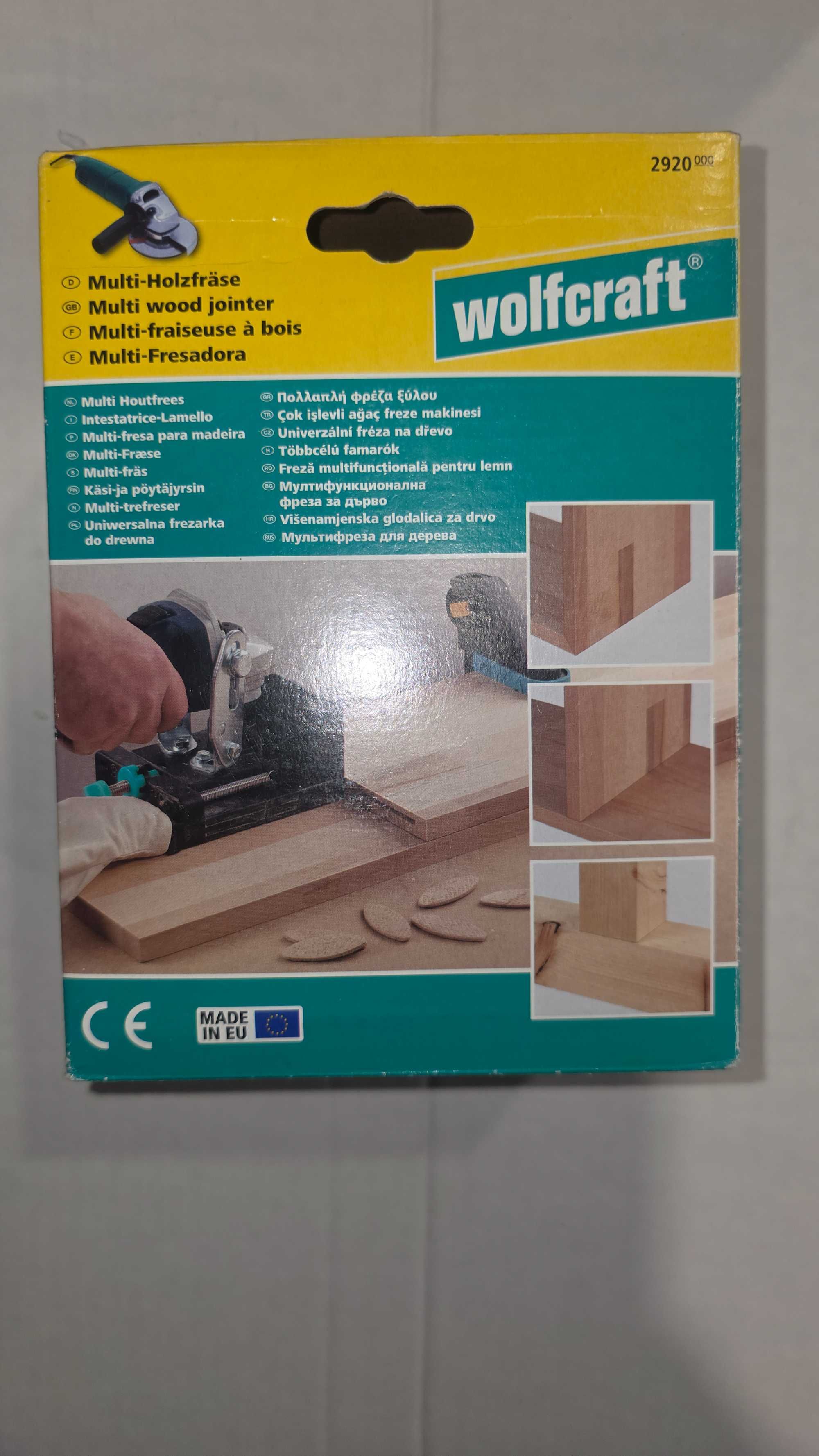 Freză multifuncțională pentru lemn, pt polizoare unghiulare Wolfcraft