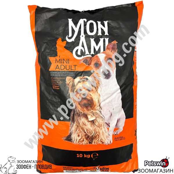 Храна за кучета от Дребни породи в Зряла възраст- с Пиле- 10кг- MonAmi