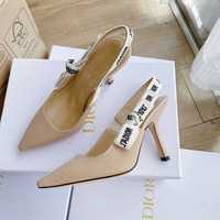 Sandale Christian Dior J'Adior, nude toc 9.5 cm, pantofi Premium