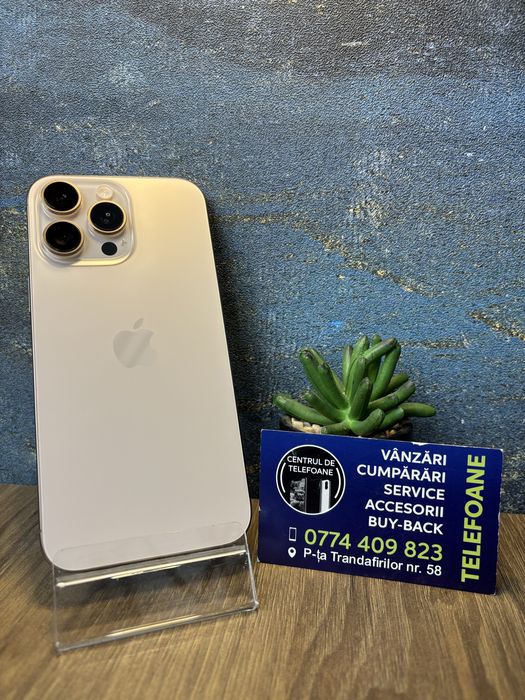 Iphone 16 Pro Max/256Gb/Garantie 2Ani Centrul de Telefoane/Rate