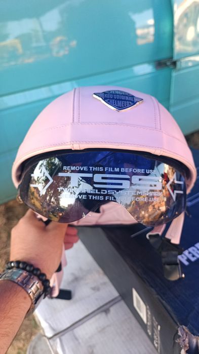 Мотоциклет Шлем Каска На Мотоциклет Скутер Р