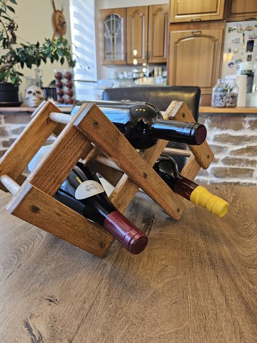 Дървен стелаж за вино #2
